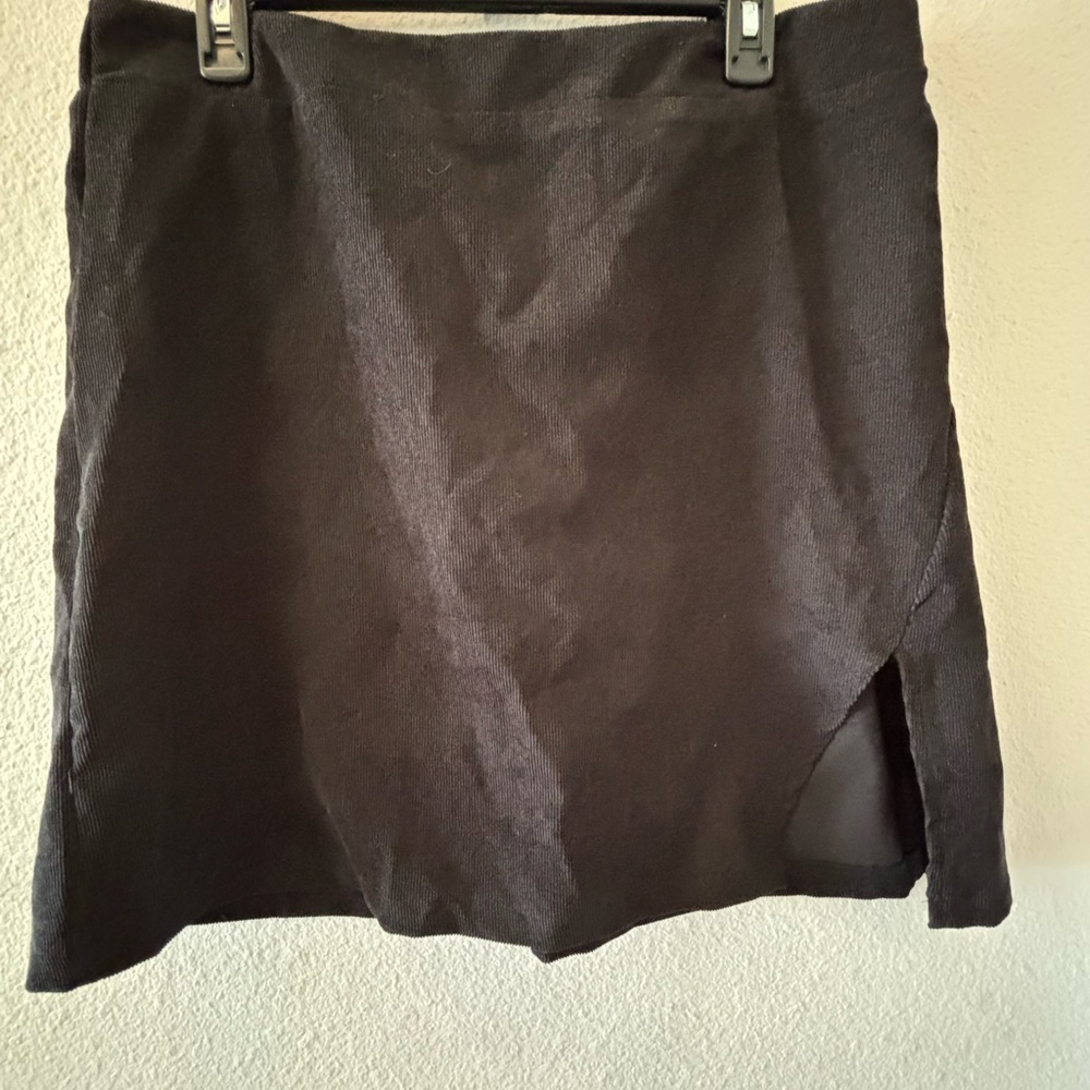 SHEIN Black Mini Pencil Skirt with Slit for Work